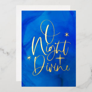 De Vœux En Aluminium Belle carte religieuse Gold Foil