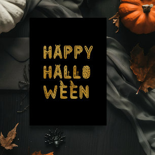 De Vœux En Aluminium Carte à huile Halloween moderne
