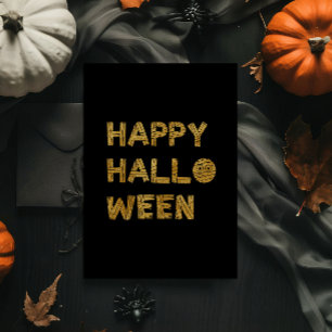 De Vœux En Aluminium Carte à huile Halloween moderne