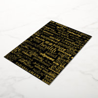 Carte Gold Foil Get Well Card - Be Healthy