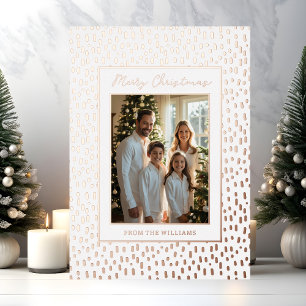 De Vœux En Aluminium Fun Foil Noël Carte Modèle Personnaliser