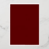 De Vœux En Aluminium Mini script rouge Joyeux Noël carte Foil (Verso)