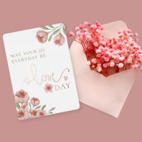 Que votre quotidien soit la Saint-Valentin Carte d