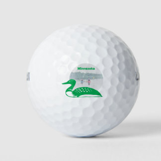 De vogel van de staat Minnesota, de leeuw! Golfballen