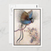 De vogel van het Paradijs van Warwick Goble Briefkaart (Voorkant / Achterkant)