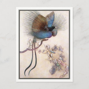 De vogel van het Paradijs van Warwick Goble Briefkaart