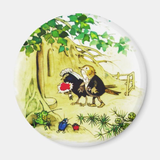 De Vogelbruiloft Magneet (Voorkant)