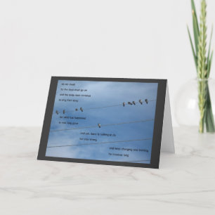 de vogels blijven stilstaan niet kaart