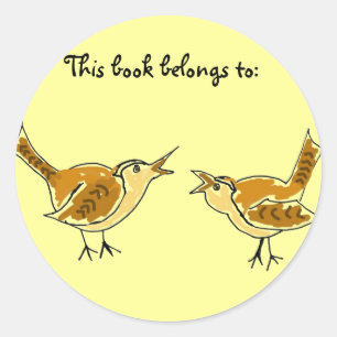DE- Vogels Dit boek behoort toe aan: stickers