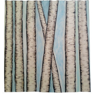 De vogels douchegordijn