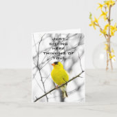 DE VOGELS IN DE BOE IS VERSCHIJND ZOALS KAN. KAART (Gele Bloem)