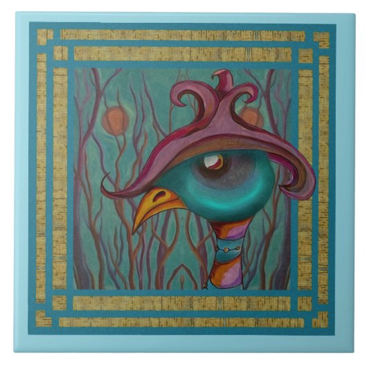 De vogels tegeltje (Voorkant)