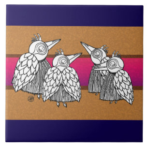 De vogels tegeltje