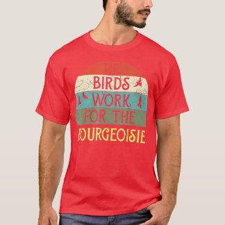 De vogelstand werkt voor het  kostuum Bourgeoisie T-shirt