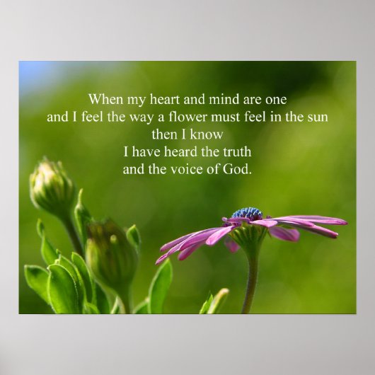 De Voice of God POSTER PRINT (Voorkant)