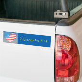 De Voiture Autocollant 2 Chroniques 7:14 (Sur camion)