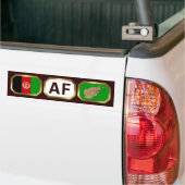 De Voiture Autocollant Afghanistan Carte Code Drapeau (Sur camion)