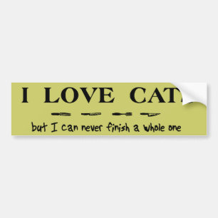 De Voiture Autocollant Amusant Les Amoureux des Chats Ne Peuv