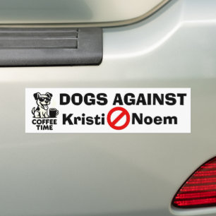 De Voiture Autocollant anti-Kristi Noem pour chiens