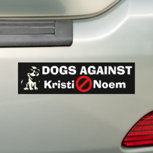 De Voiture Autocollant anti-Kristi Noem pour chiens