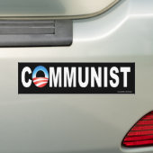 De Voiture Autocollant anti-Obama "communiste" (En voiture)
