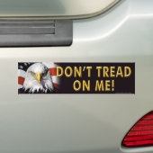 De Voiture autocollant anti-Obama "Don't Tread On Me" (En voiture)