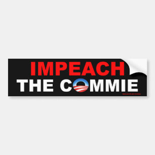 De Voiture autocollant anti-Obama "Impeach The Commie"