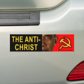 De Voiture autocollant anti-Obama "L'Anti-Christ" (En voiture)