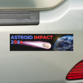 De Voiture Autocollant ASTEROID 2024 (En voiture)