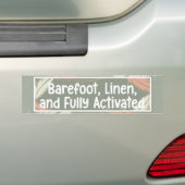De Voiture Autocollant Barefoot, Linen, & Fully Activated (En voiture)