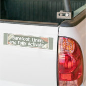De Voiture Autocollant Barefoot, Linen, & Fully Activated (Sur camion)