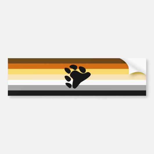 De Voiture Autocollant Bear Pride (Devant)