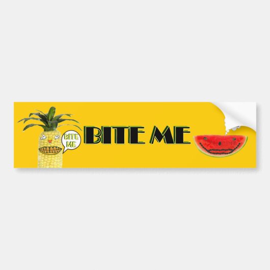 De Voiture Autocollant Bite Me (Devant)