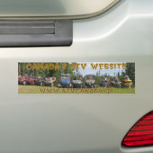 De Voiture Autocollant blanc d'ensemble d'ATV Canada (En voiture)