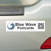 De Voiture Autocollant Blue Wave Postcards (En voiture)