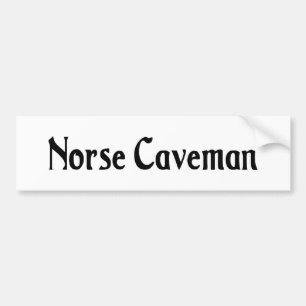 De Voiture Autocollant d'homme des cavernes des norses