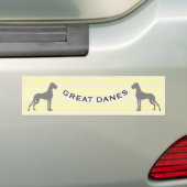 De Voiture Autocollant Doggen (En voiture)