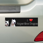 De Voiture Autocollant Dogo Bumper argentin (En voiture)
