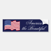 De Voiture Autocollant Drapeau Américain (Devant)