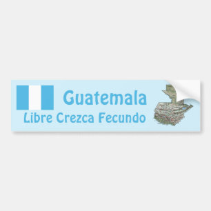De Voiture Autocollant Guatemala Drapeau et Carte