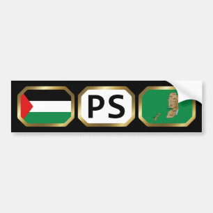 De Voiture Autocollant Palestine Drapeau Carte Code