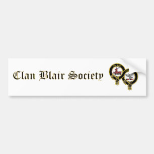 De Voiture Autocollant pare-chocs Clan Blair Society