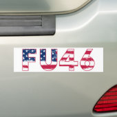 De Voiture Autocollant pare-chocs F.U. 46 Biden (En voiture)