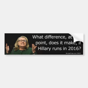 De Voiture Autocollant pare-chocs Hillary Clinton 2016