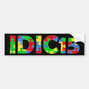 De Voiture Autocollant pare-chocs IDIC15