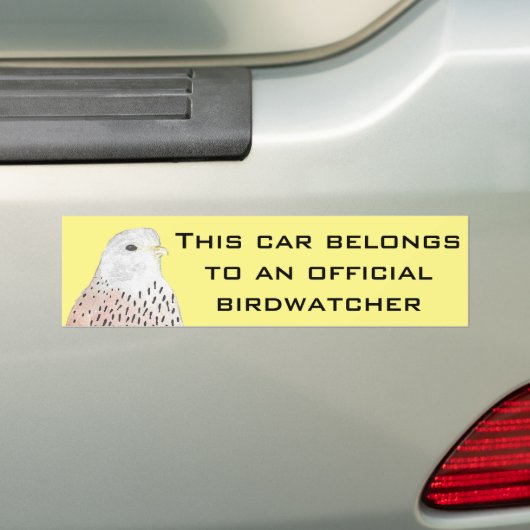 De Voiture Autocollant pare-chocs Jaune Américain Kestrel (En voiture)