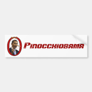 De Voiture Autocollant pare-chocs Pinocchiobama