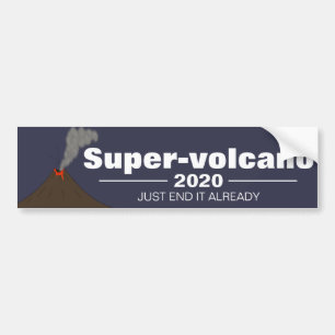 De Voiture Autocollant pare-chocs Super-volcan 2020 (A)