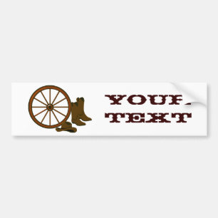 De Voiture Autocollant pare-chocs Western Gear