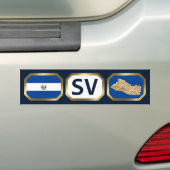 De Voiture Autocollant pour pare-chocs Code Carte Drapeau du (En voiture)
